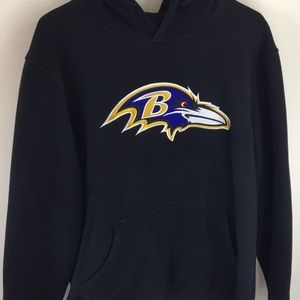 L Mens Ravens Hoodie Style Sweatshirt